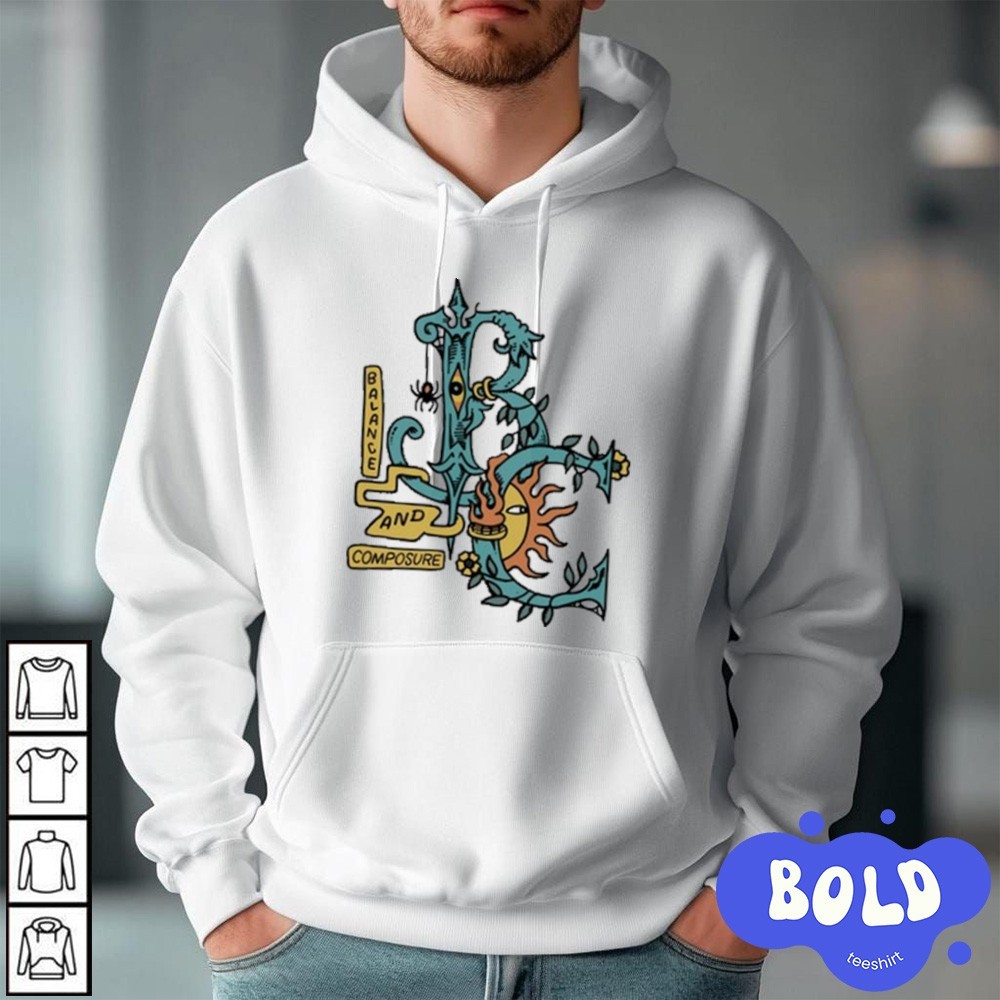 Premium B&C Logo Orchid Blue hoodie