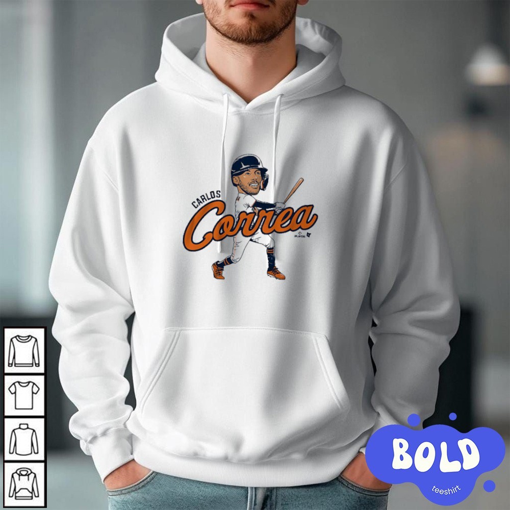 Premium Carlos Correa Houston Caricature hoodie