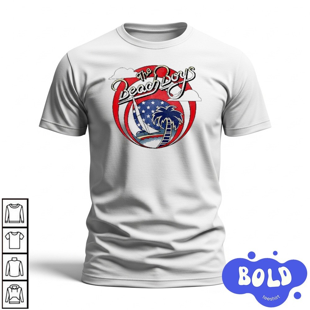 Premium The Beach Boys Surfin' Usa Flag Shirt