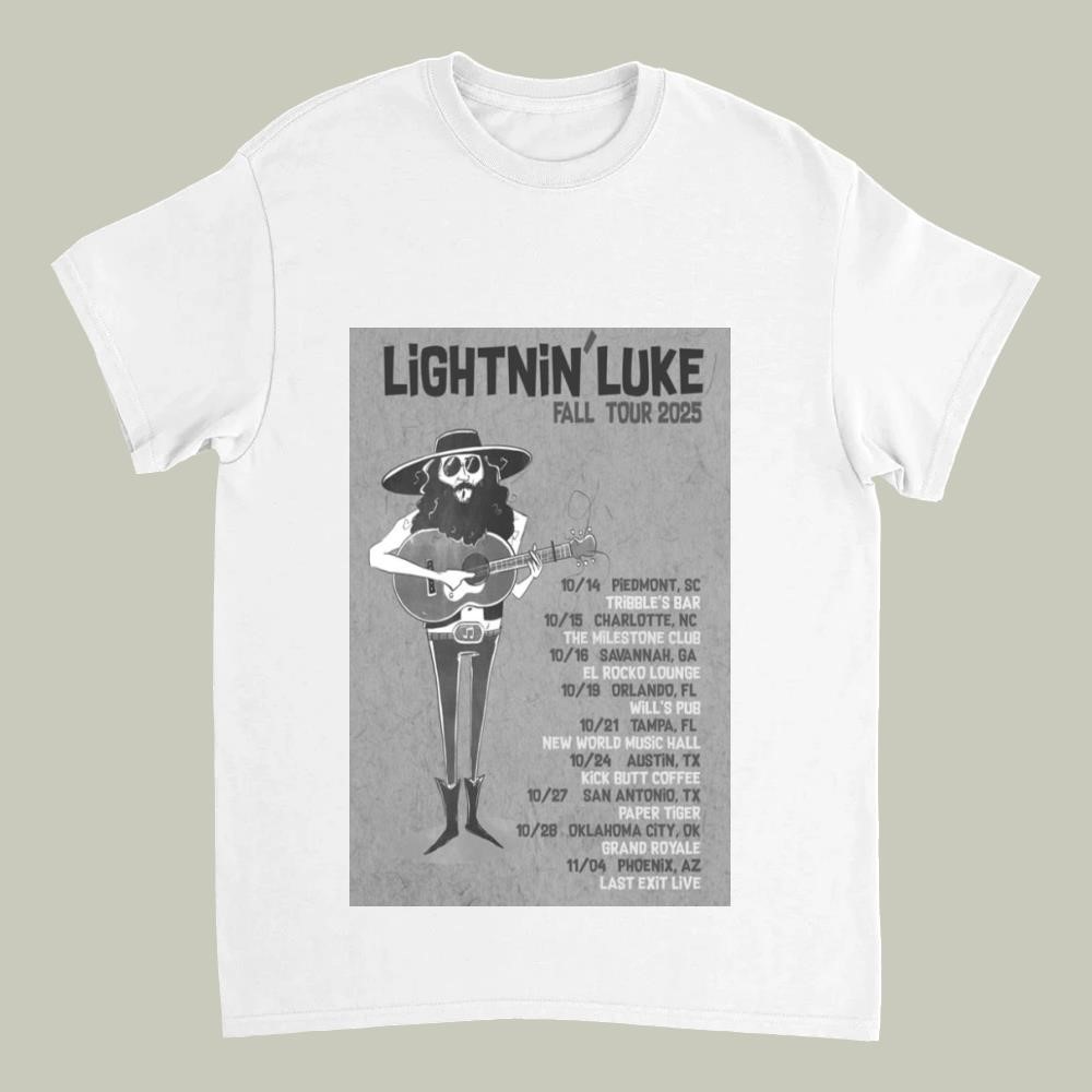 Lightnin' Luke Fall Tour 2025 Shirt
