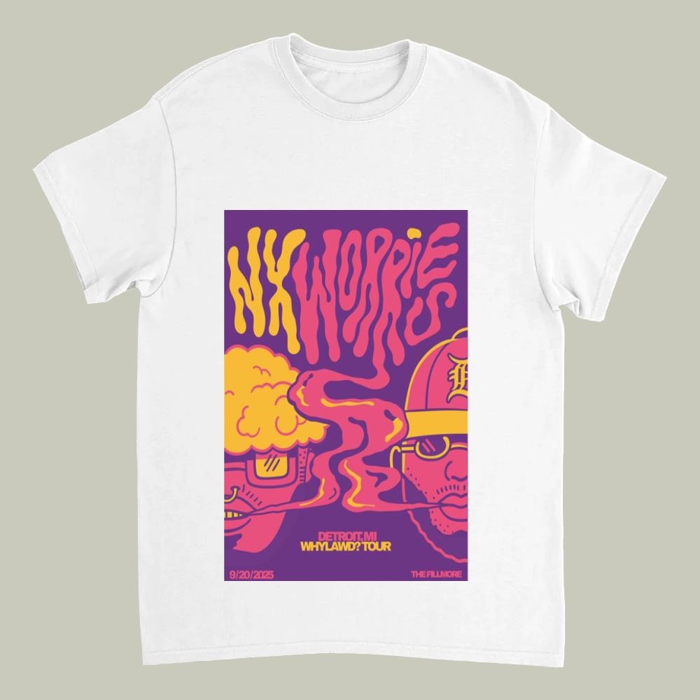 NxWorries The Fillmore September 20 2025 Detroit, MI Concert Shirt
