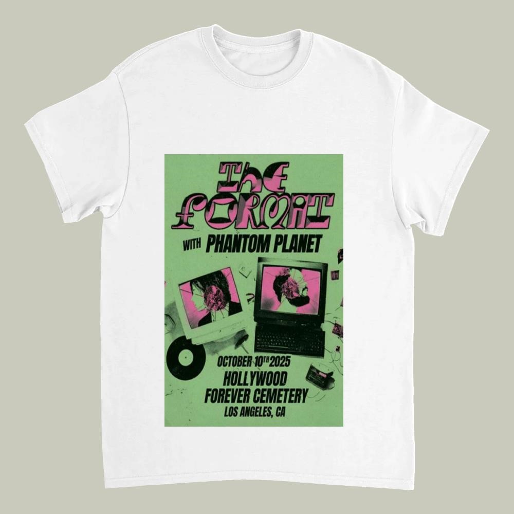 The Format Los Angeles, CA October 10 2025 Concert Shirt